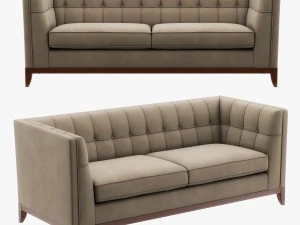 seven sedie furniture 3D Model