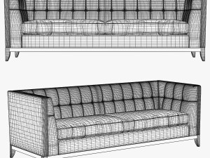 seven sedie furniture Modello 3D