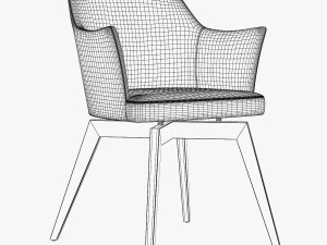 seven sedie furniture 3D Model