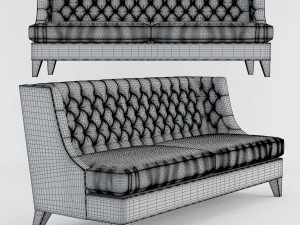 seven sedie furniture 3D Model