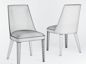 seven sedie furniture 3D Model
