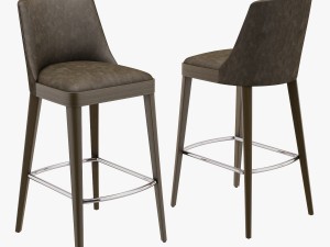 seven sedie furniture Modello 3D