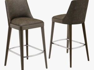 seven sedie furniture 3D Model
