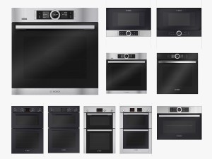 bosch ovens collection 9 models 3D मॉडल