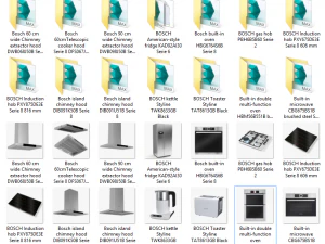 bosch kitchen appliance collection 14 models 3D Model