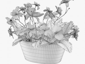 pot plant model Model 3D