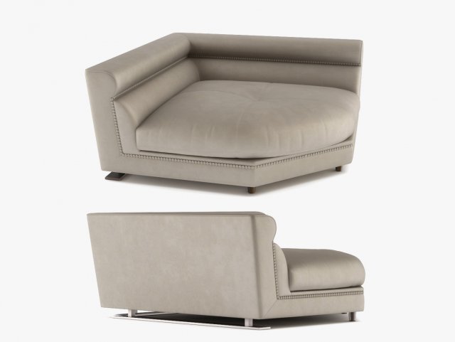 longhi - ansel sofa 05 Model 3D .c4d .max .obj .3ds .fbx .stl .blend