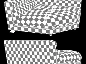 longhi - ansel sofa 05 3D Model