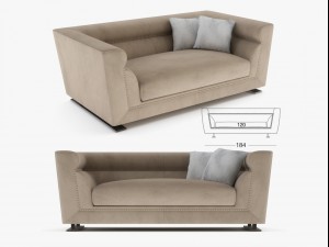 longhi - ansel sofa 01 3D Model