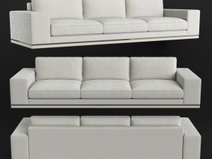 longhi cohen sofa 3d model 3D Model