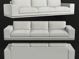 longhi cohen sofa 3d model 3D Model