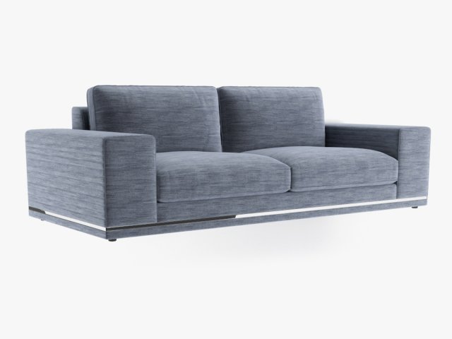 longhi cohen sofa 3d 3D Model .c4d .max .obj .3ds .fbx .stl .blend 