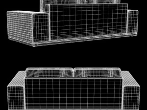 longhi cohen sofa 3d 3D Model