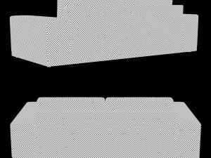 longhi cohen sofa 3d 3D Model