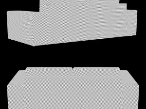 longhi cohen sofa 3d 3D Model