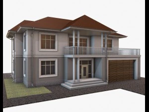 gedung 3d 003 Model 3D