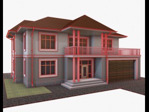3d building 003 3D Model
