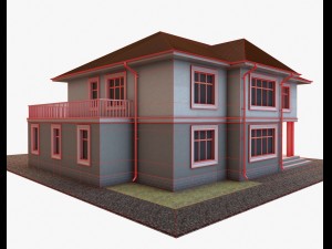 3d building 003 3D Model