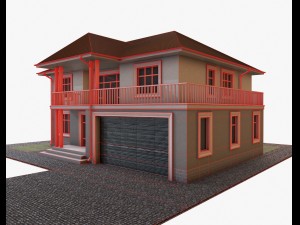 3d building 003 3D Model