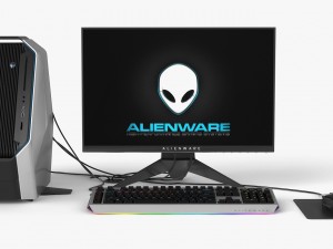 dell alienware set 3D Model