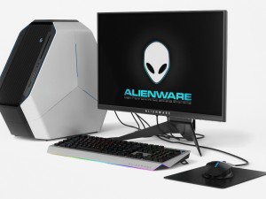 dell alienware set 3Dモデル