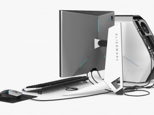 dell alienware set 3Dモデル