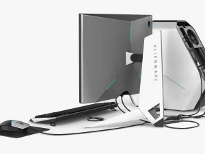 dell alienware set 3D Model