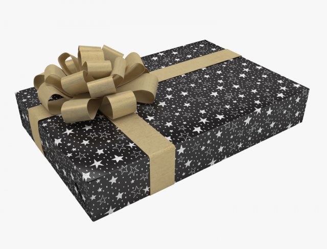 xmas gift 02 Modello 3D .c4d .max .obj .3ds .fbx .stl .blend 