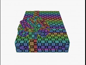 xmas gift 02 Modello 3D