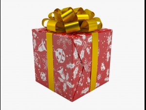 xmas gift 01 3D Model