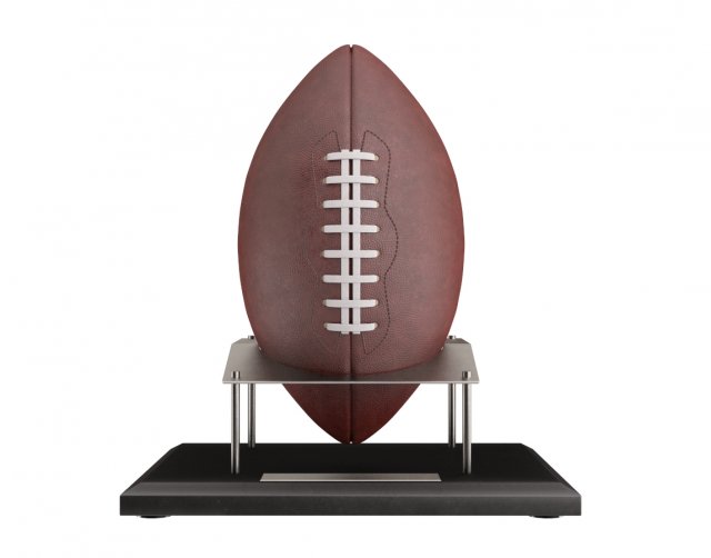 football ball on stand Model 3D .c4d .max .obj .3ds .fbx .stl .blend 
