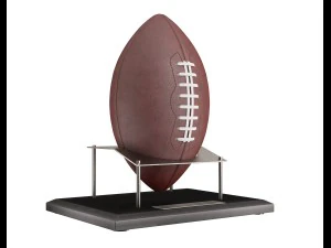 football ball on stand 3D Model