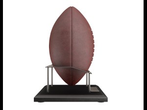 football ball on stand Model 3D