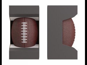 football ball in box 3D 모델