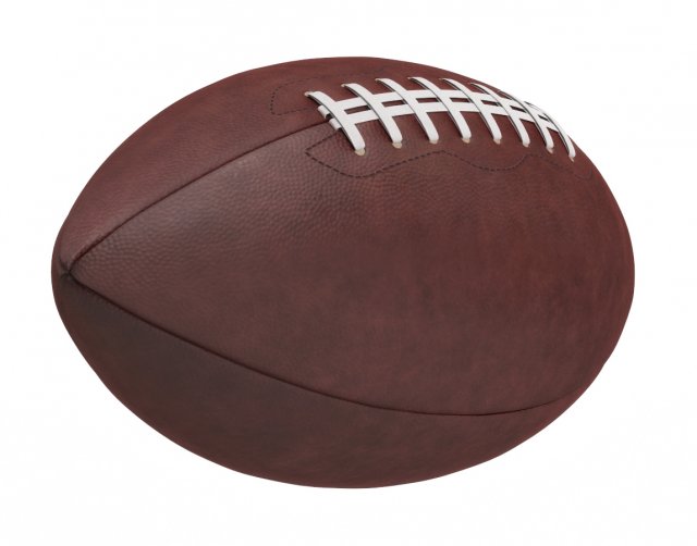 american football ball 3D मॉडल .c4d .max .obj .3ds .fbx .stl .blend 