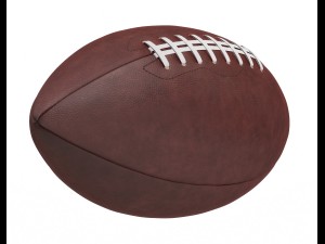 american football ball 3Dモデル