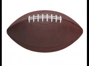 american football ball 3D मॉडल