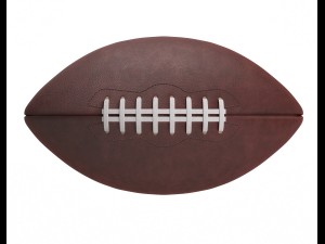 american football ball 3D मॉडल