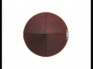 american football ball 3D मॉडल