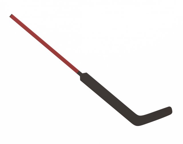 hockey goal stick 3D-Modell .c4d .max .obj .3ds .fbx .stl .blend 
