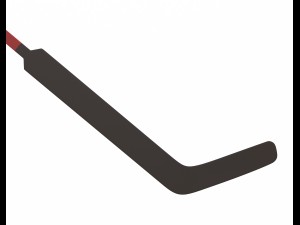hockey goal stick 3D-Modell