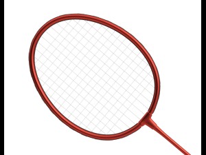 badminton racket 3D मॉडल