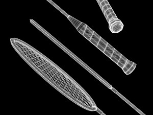 badminton racket 3D मॉडल