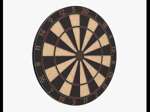 dartboard Modelo 3D