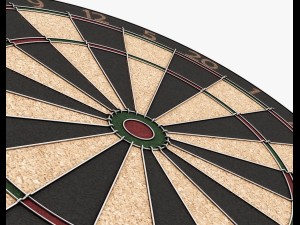 dartboard 3D 模型