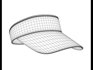 tennis hat 3D 模型