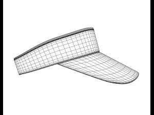 tennis hat 3D 模型