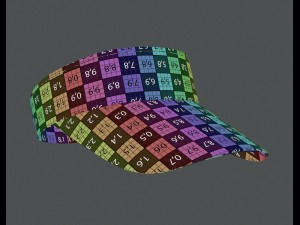 tennis hat 3D 模型