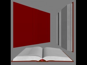 blank book 3D Model