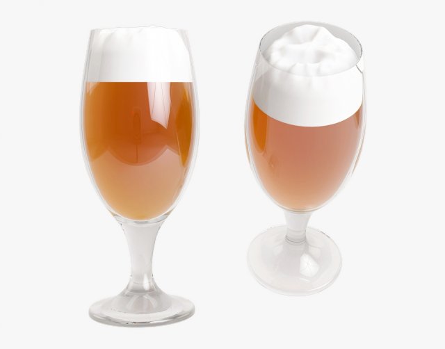 beer pint Model 3D .c4d .max .obj .3ds .fbx .stl .blend 